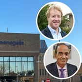 The announcement that M&S was planning to close its store in Peterborough's Queensgate Shopping Centre triggered talks between the retailer and Peterborough MP Paul Bristow, top, and Peterborough City Council leader Cllr Mohammed Farooq for the retailer to retain a presence in the city centre.