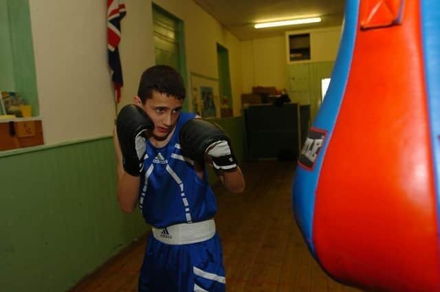 Wilfred in his younger boxing days