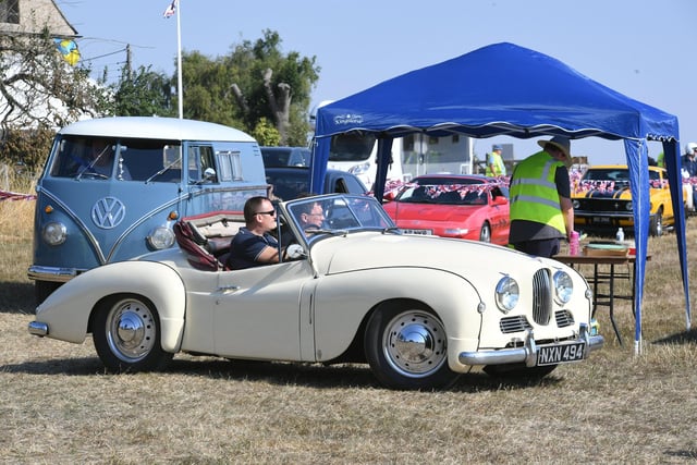 There were plenty of classic cars on display.