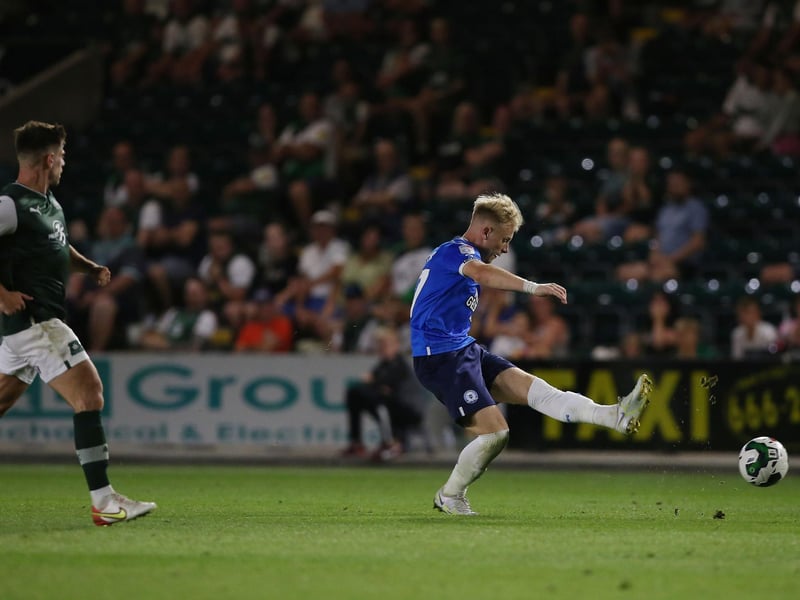 First Posh goal at 19 years 08 months 23 days, v Plymouth, August 10, 2022 (pictured). Signed for Posh from King's Lynn and made his debut in a Championship fixture at Bournemouth. His one and only Posh goal arrived in a 2-0 Carabao Cup win at Plymouth last season. Taylor hadn't started a single Football League game for Posh when Luton Town paid £500k for him last January and he appeared in the Championship play-off final for the Hatters as they won a shock promotion to the Premier League. Now on loan at League Two Colchester and he scored his fifth goal in seven appearances for them on Saturday.