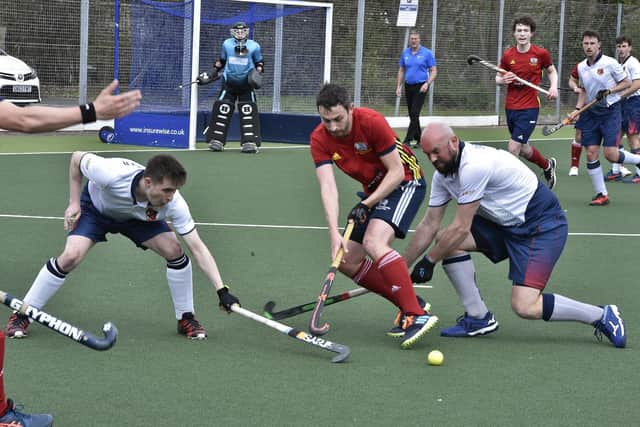 Action from a City of Peterborough game.