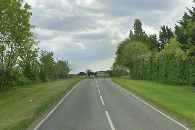 At 7.15pm on Wednesday, police were called to reports of a collision involving a black Ford Mustang Mach-E and a motorcycle on the B671 Elton Road near Wansford