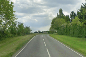 At 7.15pm on Wednesday, police were called to reports of a collision involving a black Ford Mustang Mach-E and a motorcycle on the B671 Elton Road near Wansford