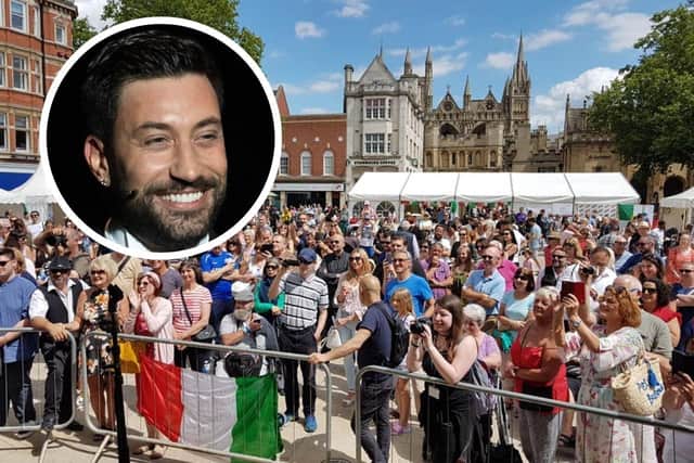 Giovanni Pernice will be the special guest on the Sunday at this weekend's Italian Festival