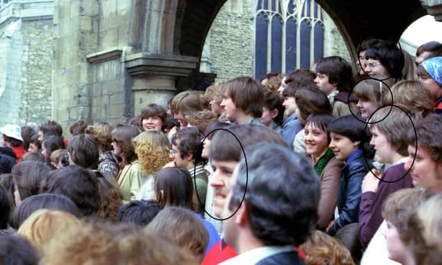 The Roadshow in Cathedral Square in 1980