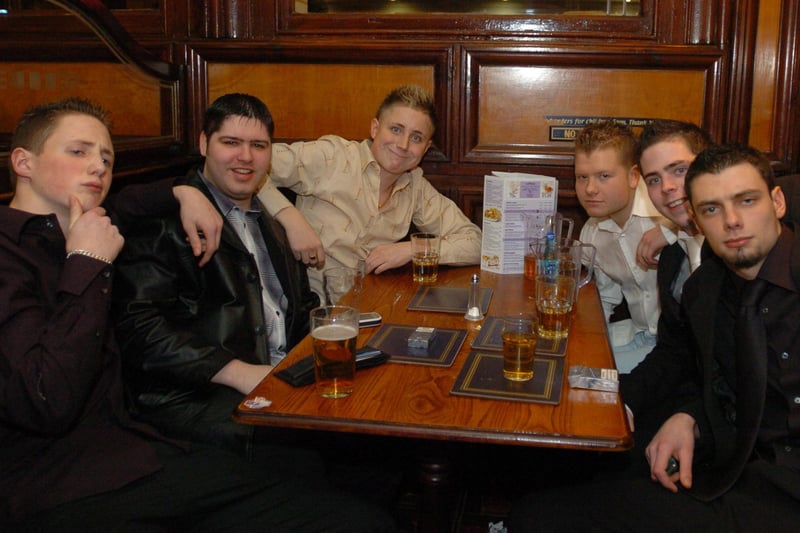 Seeing in the new year at The College Arms in Peterborough in 2004