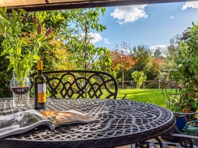 The property offers five bedrooms and six reception rooms