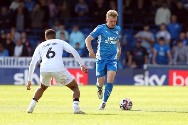 Jack Sparkes in action for Posh. Photo Joe Dent/theposh.com