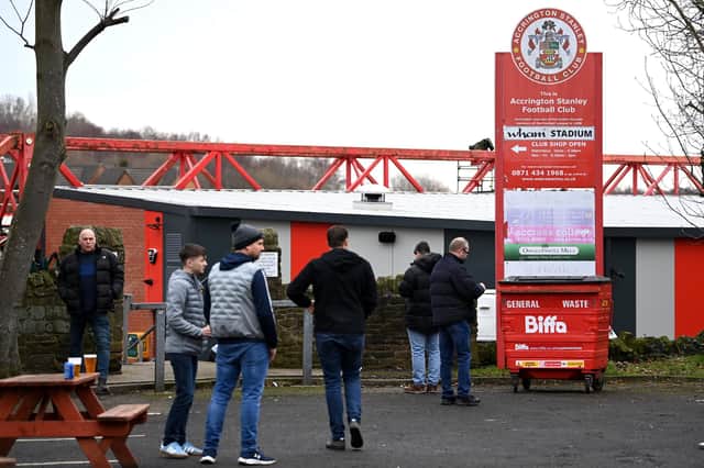 Accrington Stanley FC. Photo Gareth Copley/Getty Images.