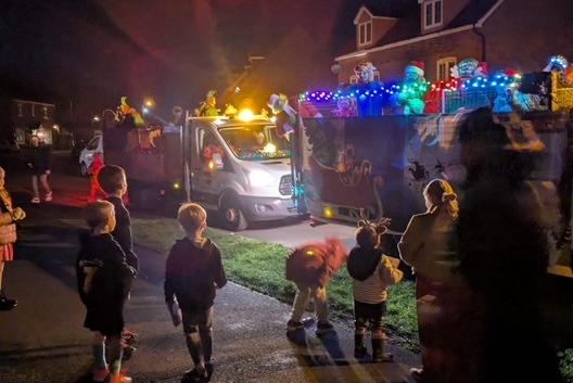 It was a magical night for children in the Ortons