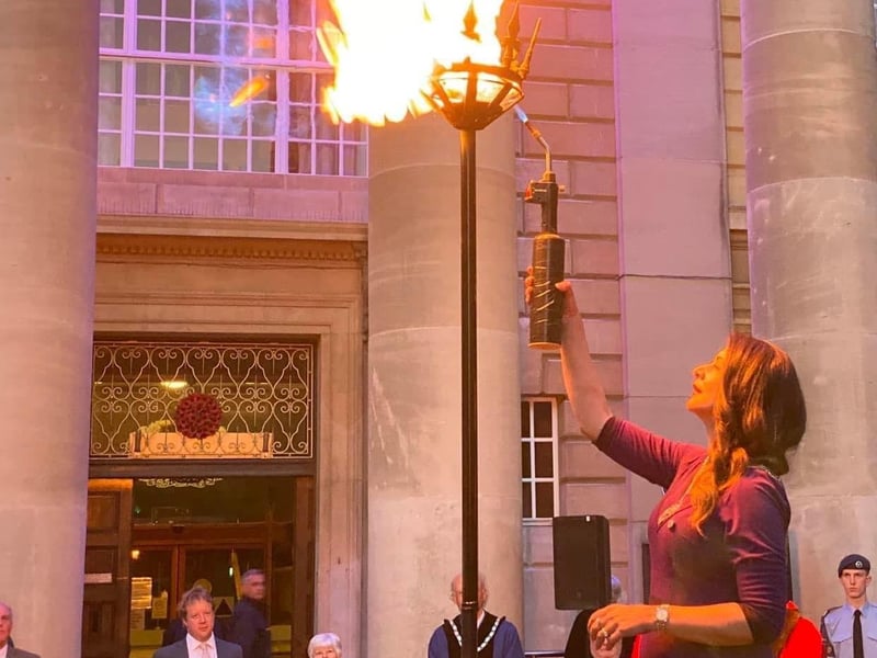 The late Queen's Platinum Jubilee was a time of great revelry and celebration. Peterborough more then played its part, with all manner of street parties, concerts, gatherings and civic events marking the event over the extended weekend. Here, Dr Qayyum proudly lights the city's Platinum Jubilee Beacon: "It was the opportunity of a lifetime to be asked by Alan to light the late Queen's Platinum Jubilee Beacon," she said.