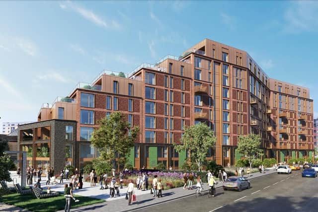 A computer generated image of how the Northminster development is expected to look.