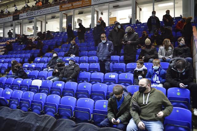 Posh fans in the Family Stand