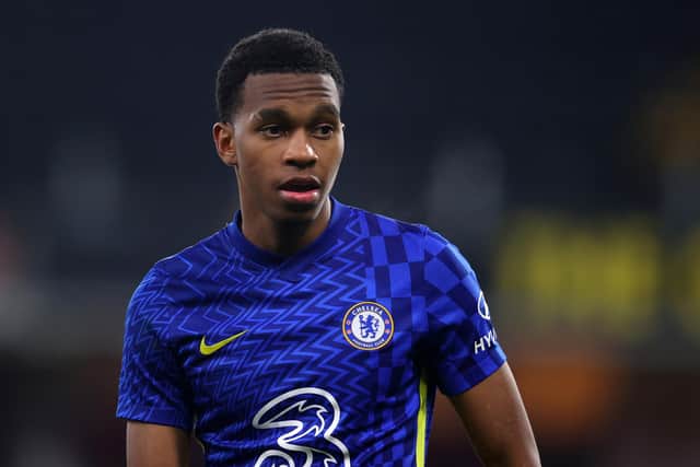 Malik Mothersille in action for Chelsea Under 18s. Photo by Catherine Ivill/Getty Images.
