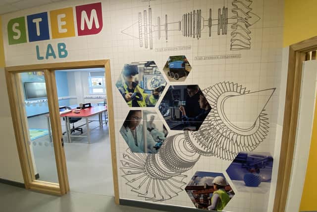 Ormiston Bushfield Academy's new STEM lab.