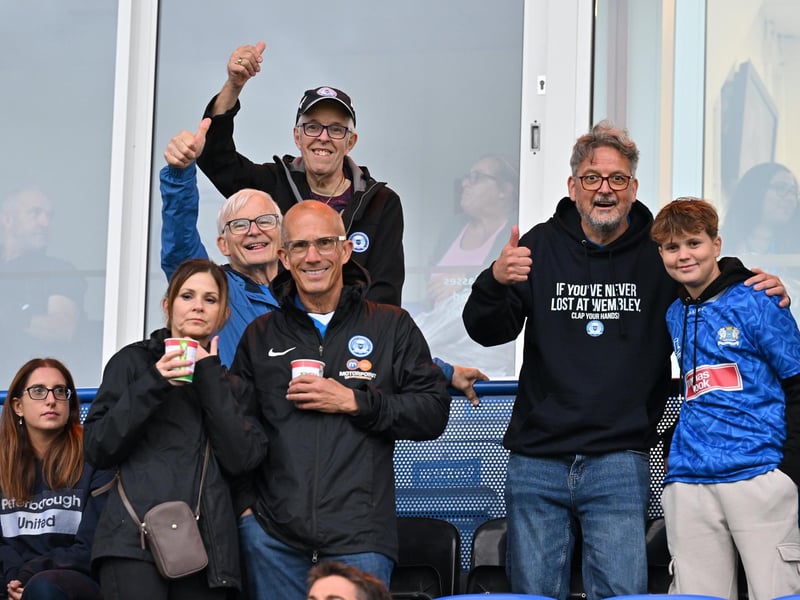 Posh v Barnsley fans gallery