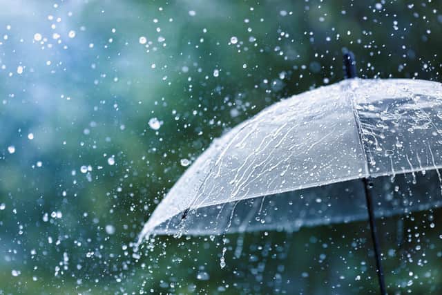 A weather warning has been issued
