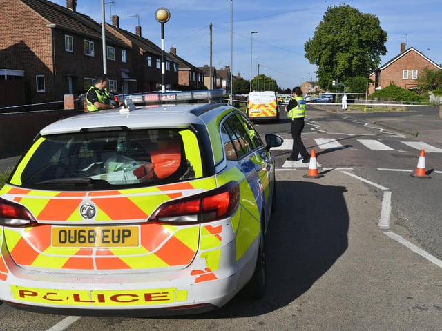 A large cordon in place this morning.