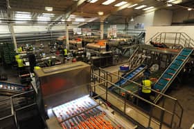 Carrot processing at Produce World, in Yaxley.