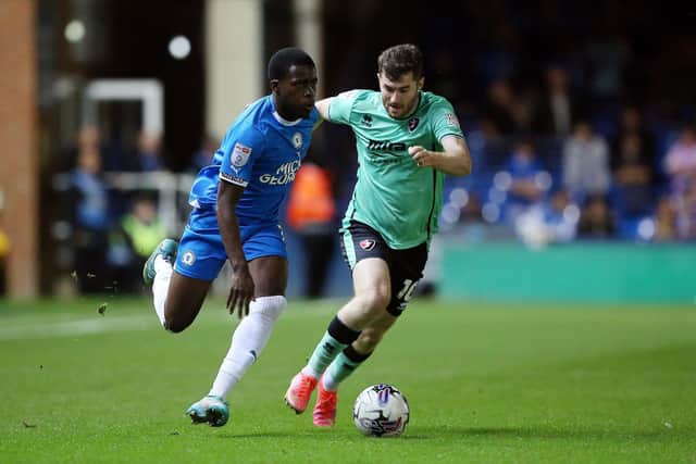 Kwame Poku is back in the Posh squad for the game at Carlisle. Photo: Joe Dent/theposh.com.