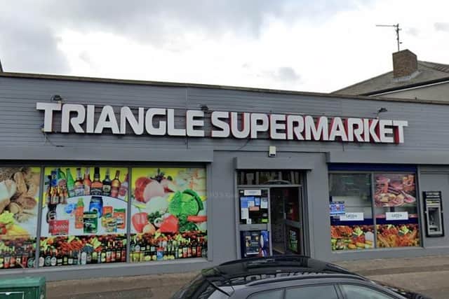 The Triangle Supermarket on Lincoln Road.