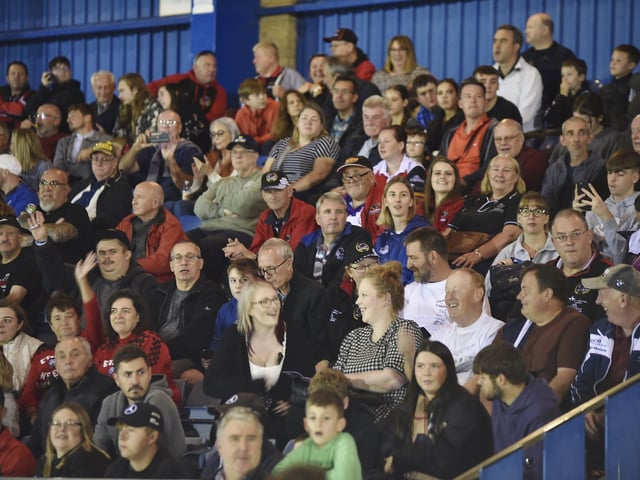 Fans in the stand