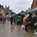 Peterborough's Vegan Market at Cathedral Square.