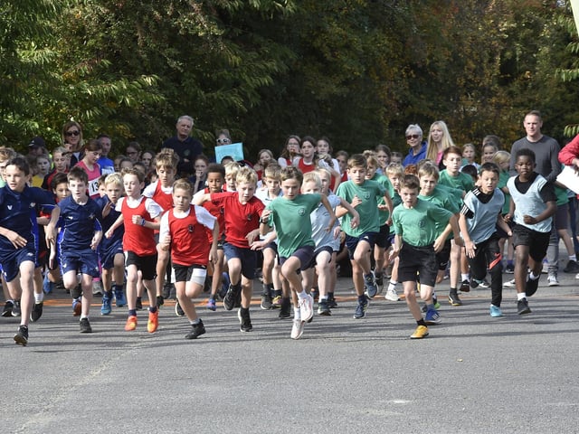The boys race