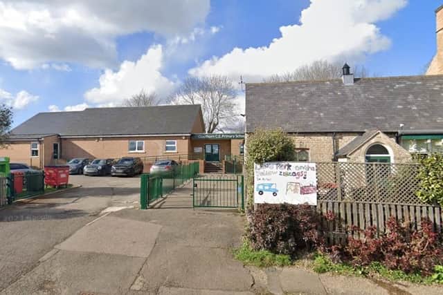 Glapthorn C of E primary school in Oundle.