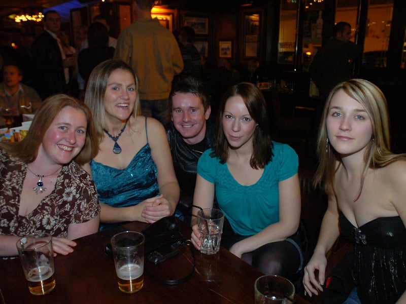 Christmas drinks in December 2007 at The College Arms in Peterborough
