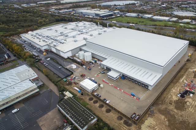 The completed Crown Bevcan manufacturing centre in Peterborough