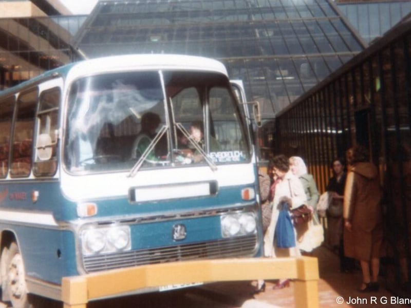The opening day at the bus station