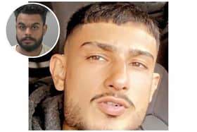 Aurman Singh (main image) who was murdered in Shrewsbury. Peterborough man Sukhmandeep Singh (inset) has been found guilty of manslaughter, while four others have been found guilty of murder