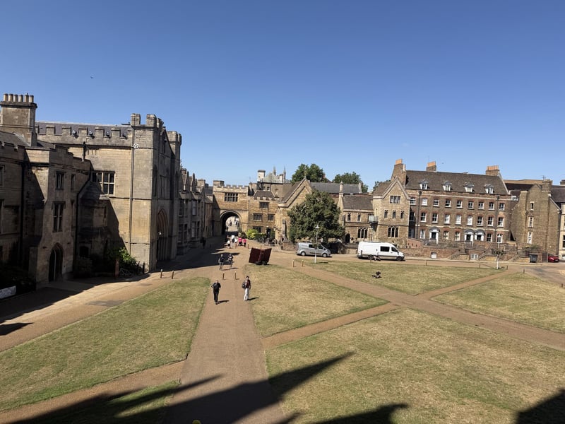 The view from the library