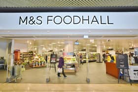 The entrance to the Marks and Spencer Food Hall in the Queensgate Shopping Centre in Peterborough. It is reported that the store will close on April 20.