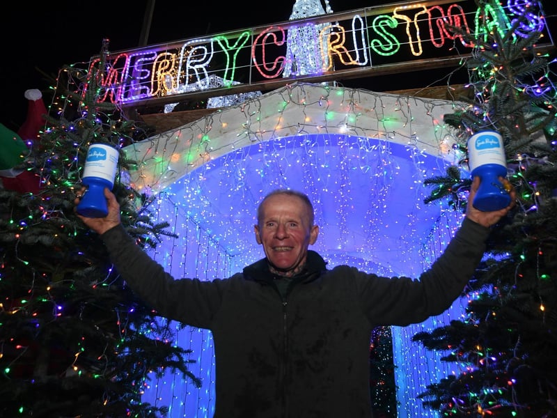 Dave Wooldridge's wonderful display will raise money for Sue Ryder Thorpe Hall Hospice.