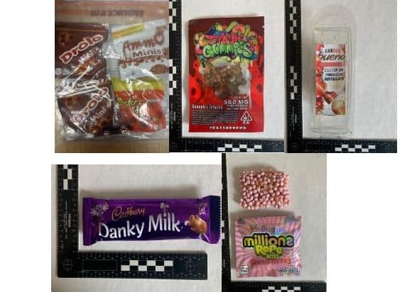 Some examples of cannabis edibles. Parents are being warned the consequences of children eating them could be life threatening'