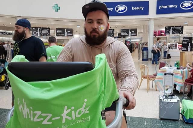 in 2018, Ryan rode completed a virtual Peterborough to Paris bike ride to raise money for a charity which provides equipment and support for young wheelchair users.