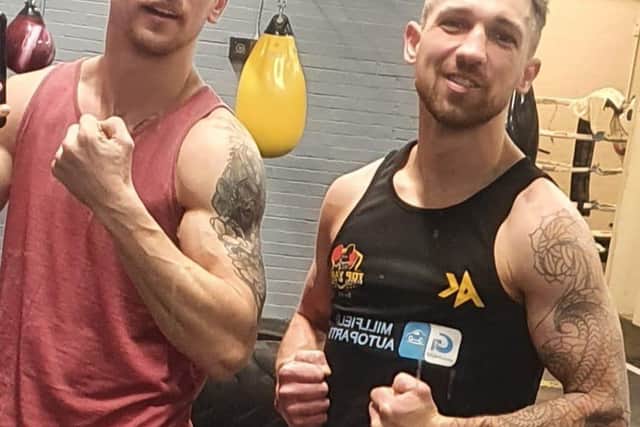 Martin Reffell (left).