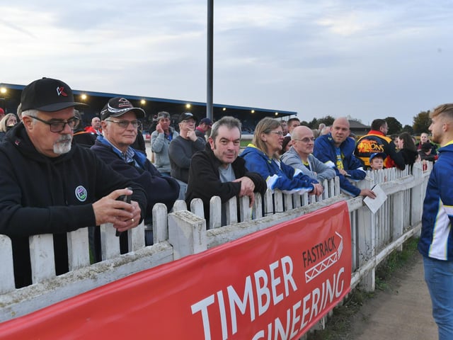 Fans at the Showground.