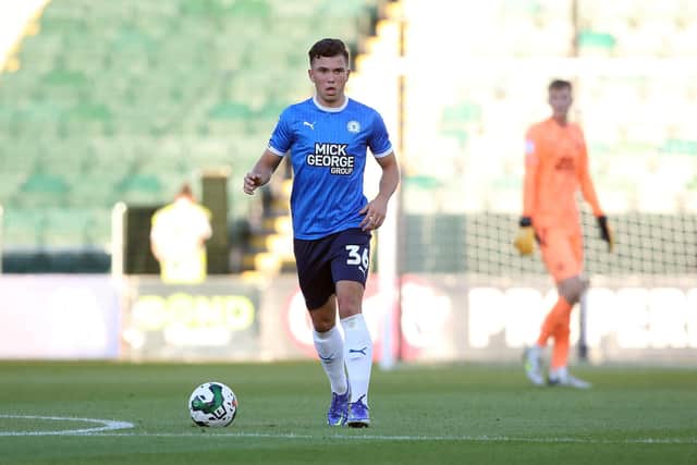 Posh defender Charlie O'Connell. Photo; Joe Dent/theposh.com