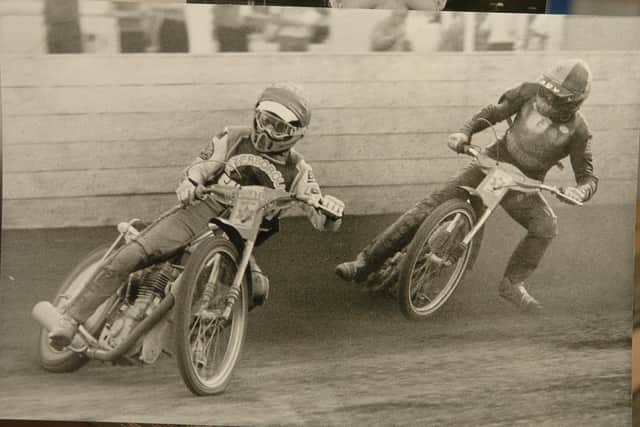 Ian Barney out in front for Panthers.