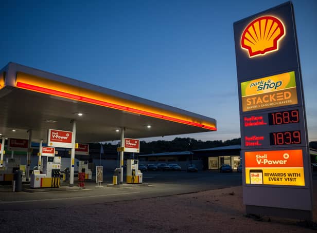 Fuel prices are displayed at a Shell petrol station as diesel price hits record high (Stock photo: Getty Images)