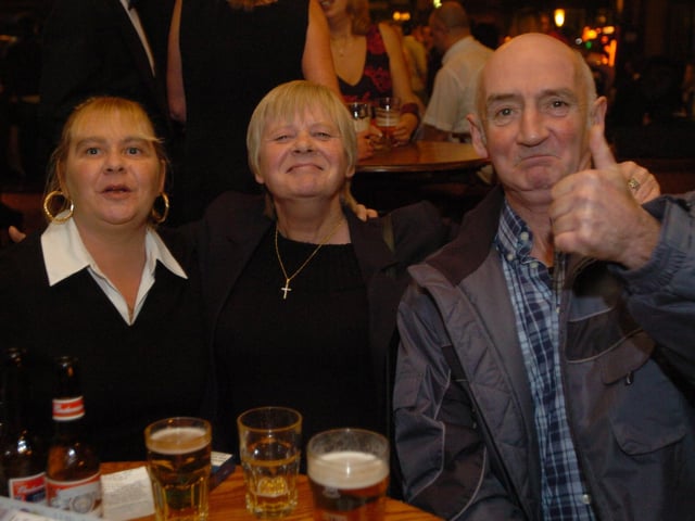 Seeing in the new year at The College Arms in Peterborough in 2004