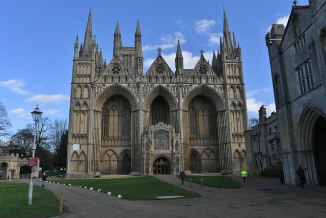 'The best view' of Peterborough Cathedral says Peterborough City Council leader Cllr Wayne Fitzgerald 'is right in front of it.'
