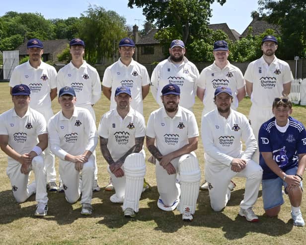 Orton Park CC 1st XI. Photo David Lowndes.