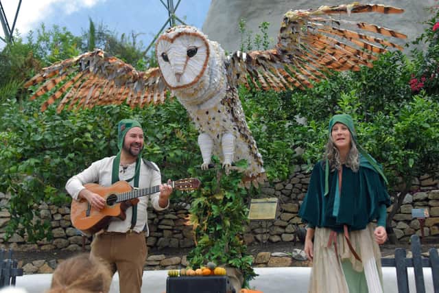 Look out for the owl and entertainers