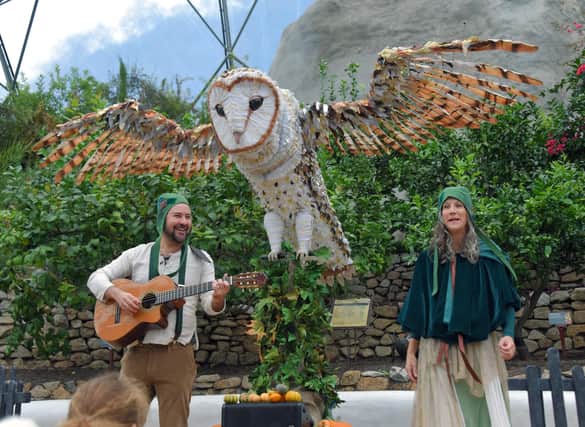 Look out for the owl and entertainers