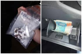 Drugs and cash found in the car