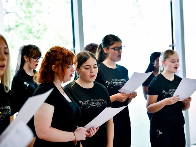The opening of the new Peterborough Performing Arts College, based at the city's Key Theatre